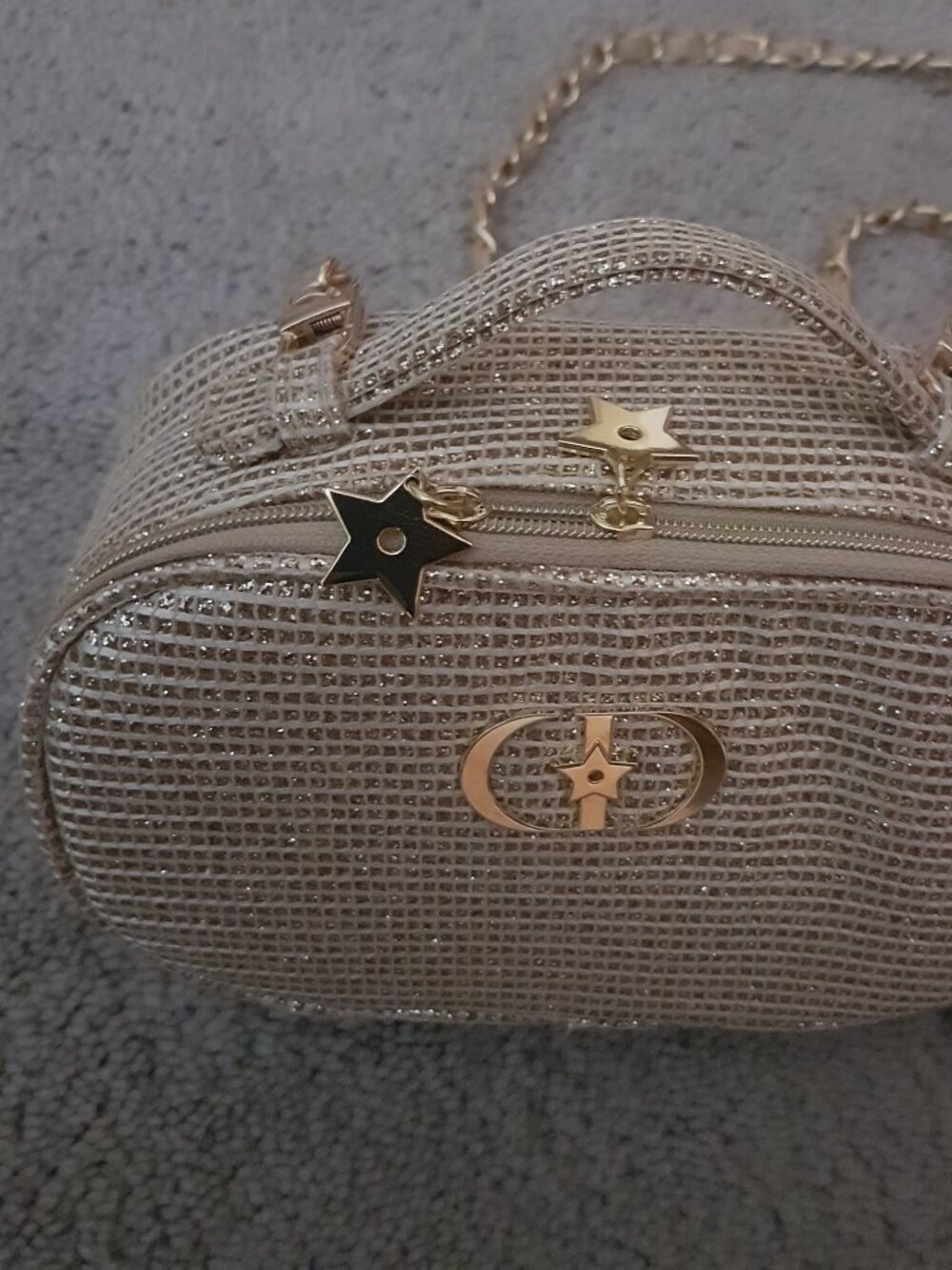 Dior Beauty cosmetic makeup pouch case